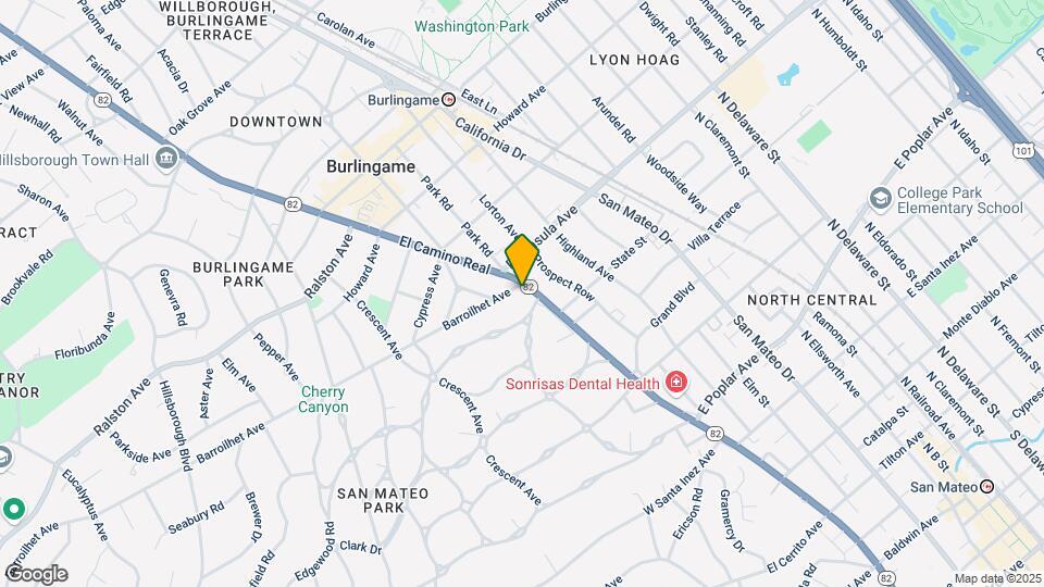831 N El Camino Real Mapa y Detalles de la Ubicación