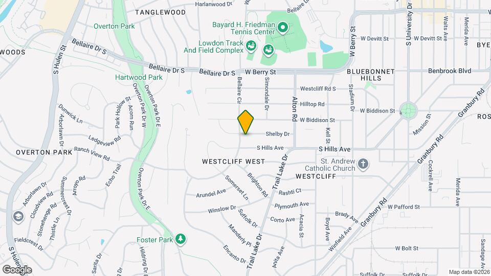 3737 Shelby Dr Map and Location Details