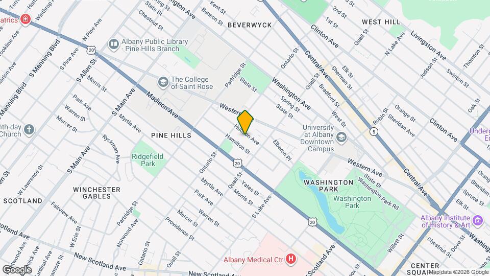 476 Hudson Ave Map and Location Details