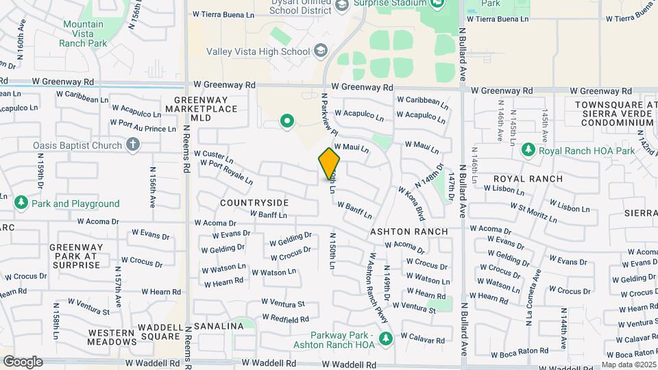 14810 N 150th Ln Map and Location Details