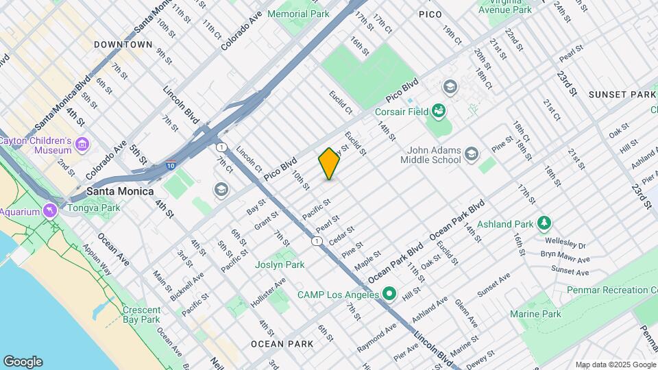 1034 Grant St Map and Location Details