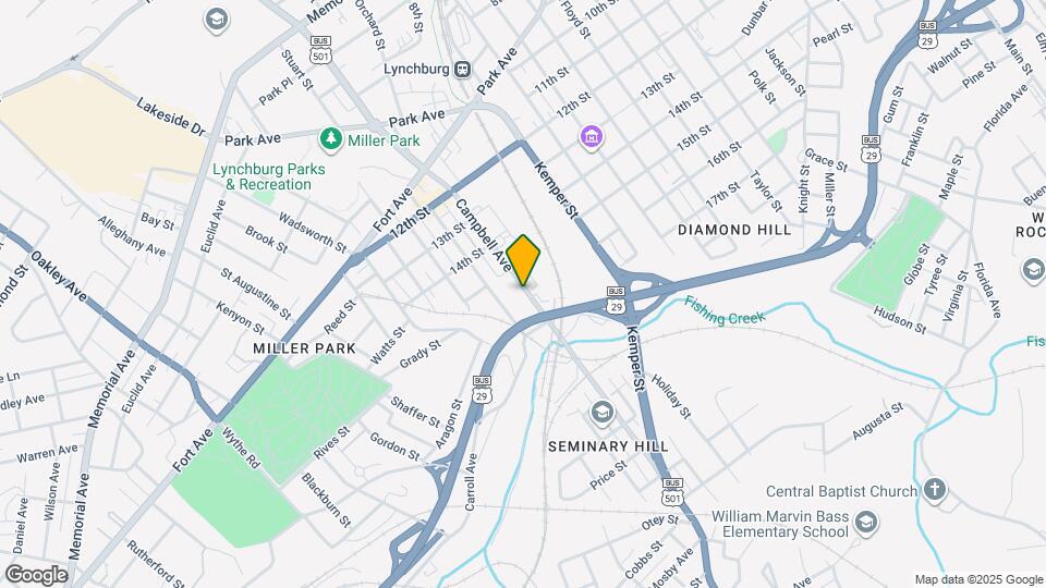 1519 Campbell Ave Map and Location Details