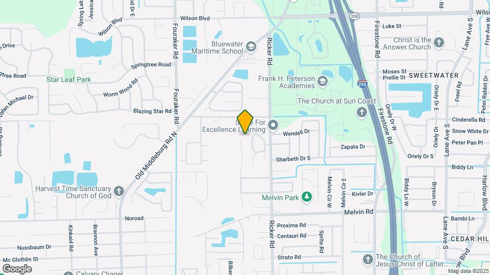 4293 Melissa Ct W Map and Location Details