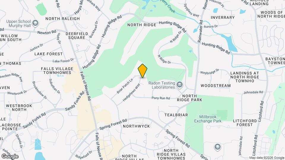 1402 Hedgelawn Way Map and Location Details