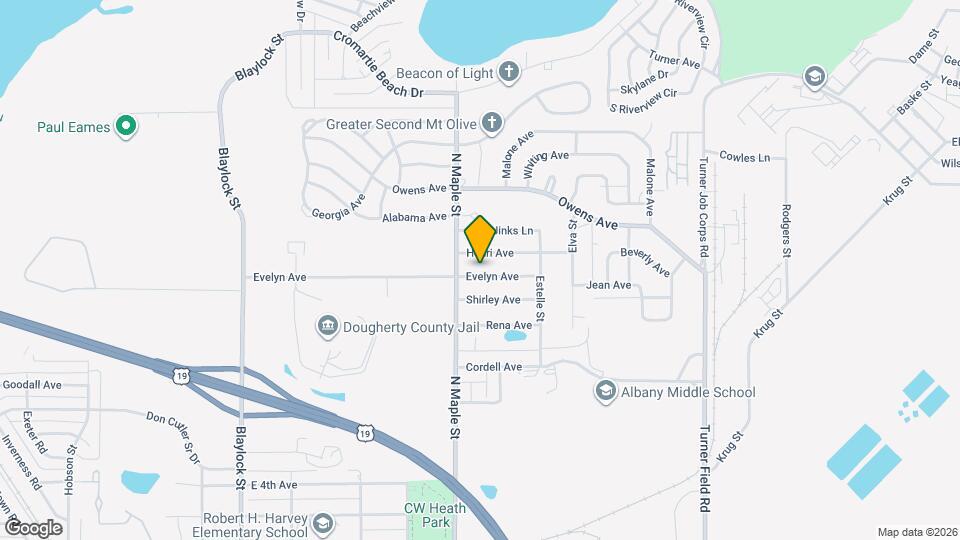 1506 Evelyn Ave Map and Location Details