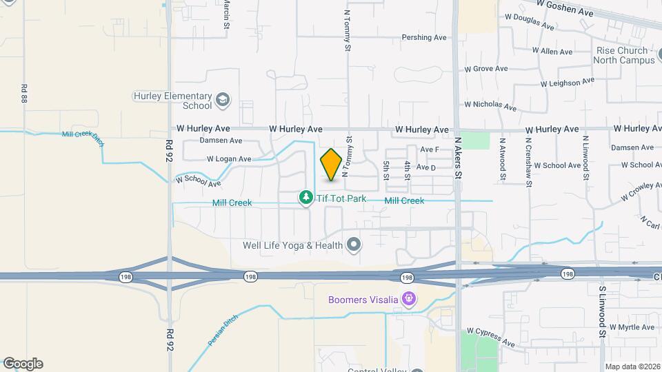 5948 W Crowley Ave Map and Location Details