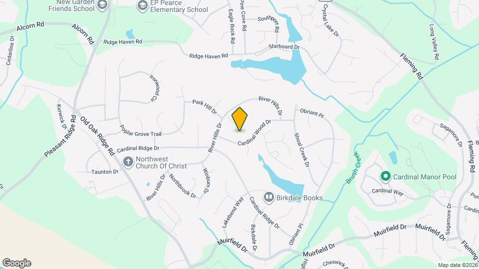 3612 River Lake Ct Map and Location Details