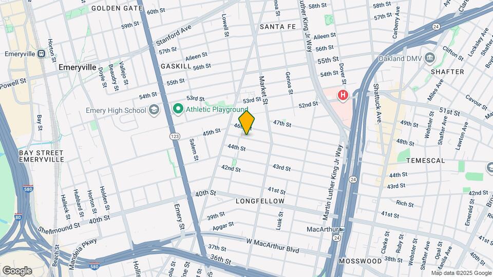 989 45th St Map and Location Details