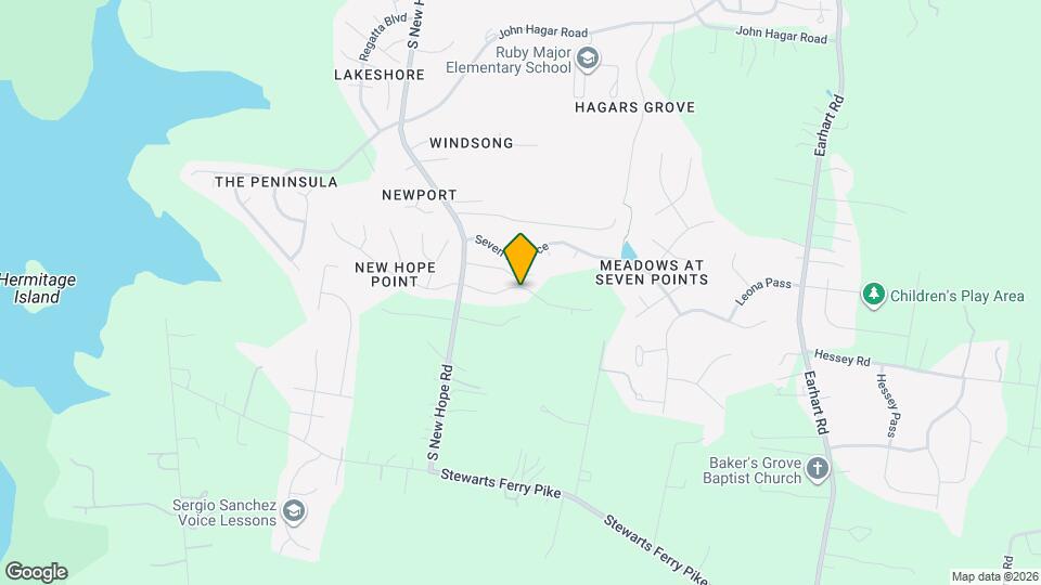 1241 Riverbirch Way Mapa y Detalles de la Ubicación