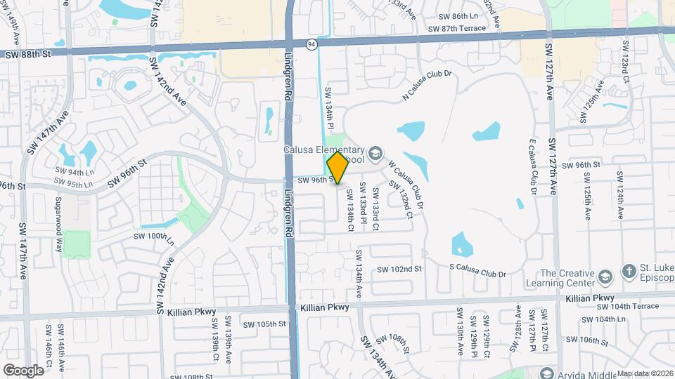 20833 SW 96th Terrace Map and Location Details