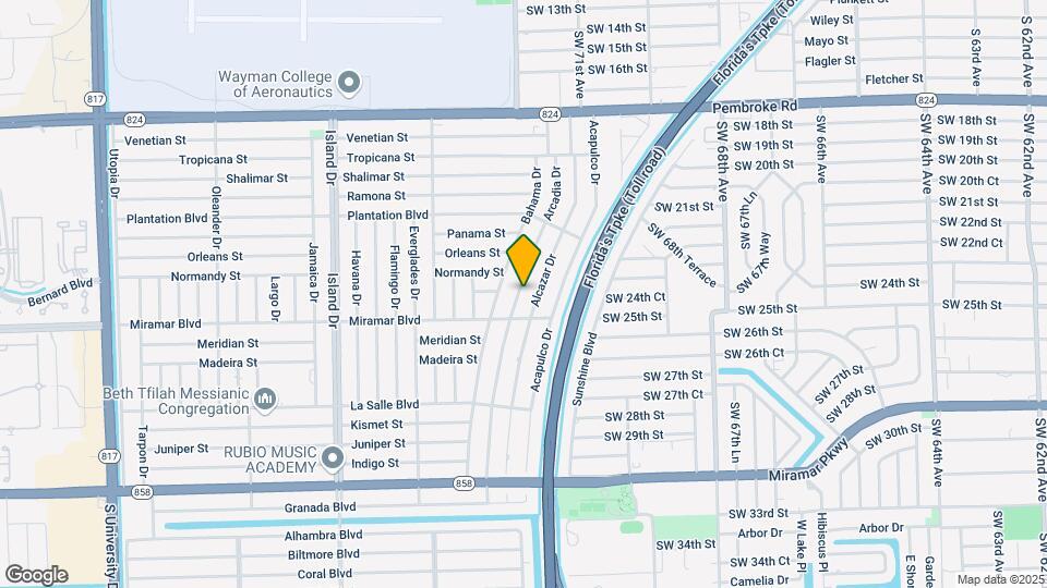 2331 Arcadia Dr Map and Location Details