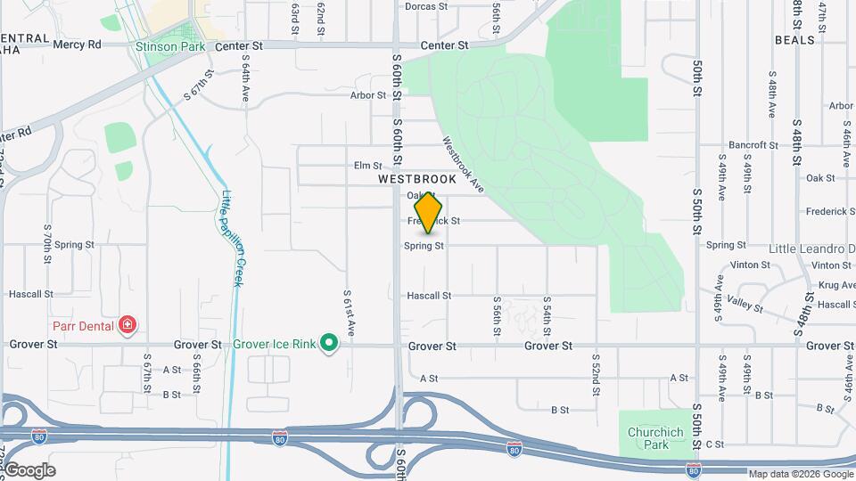 5820 Spring St Map and Location Details