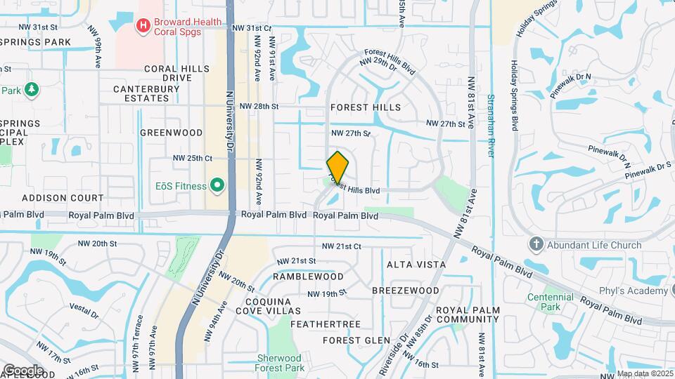 2455 NW 89th Dr Map and Location Details