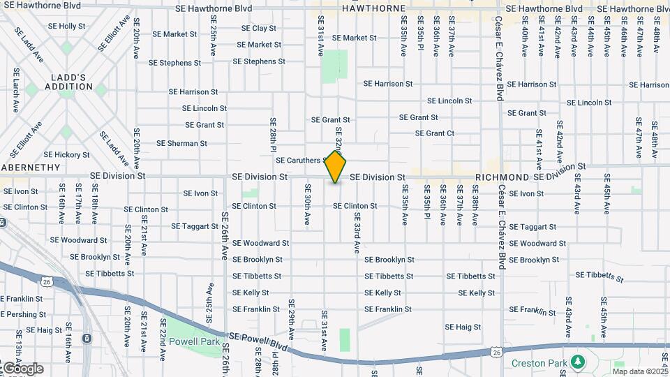 2529 SE 32nd Ave Map and Location Details
