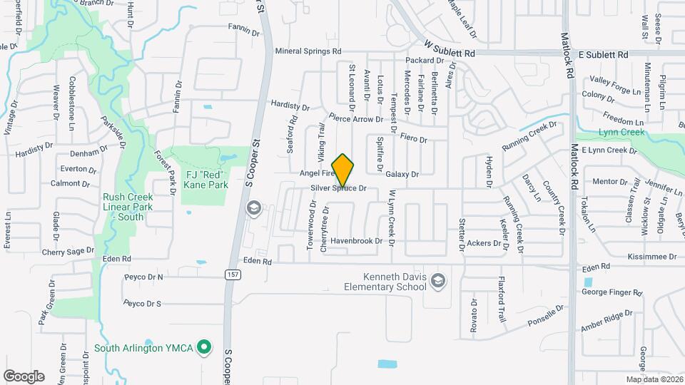 1026 Silver Spruce Dr Map and Location Details