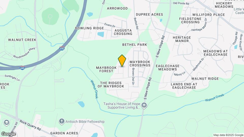 1640 Extine Ln Map and Location Details