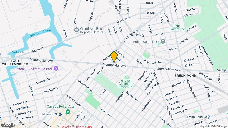 5235 Metropolitan Ave Mapa y Detalles de la Ubicación