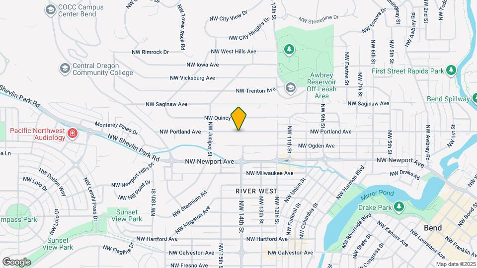 1409 NW Portland Ave Map and Location Details