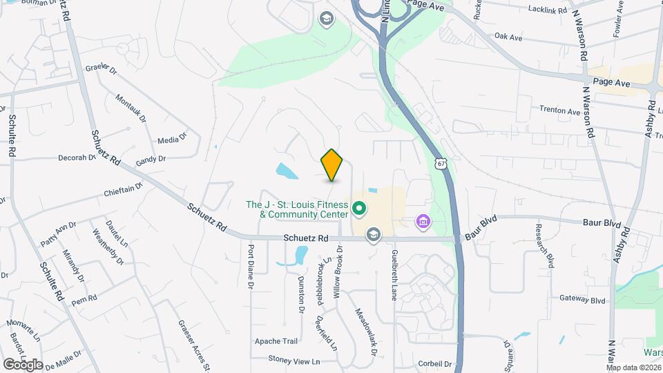 1445 Willow Brook Cove Ct Map and Location Details