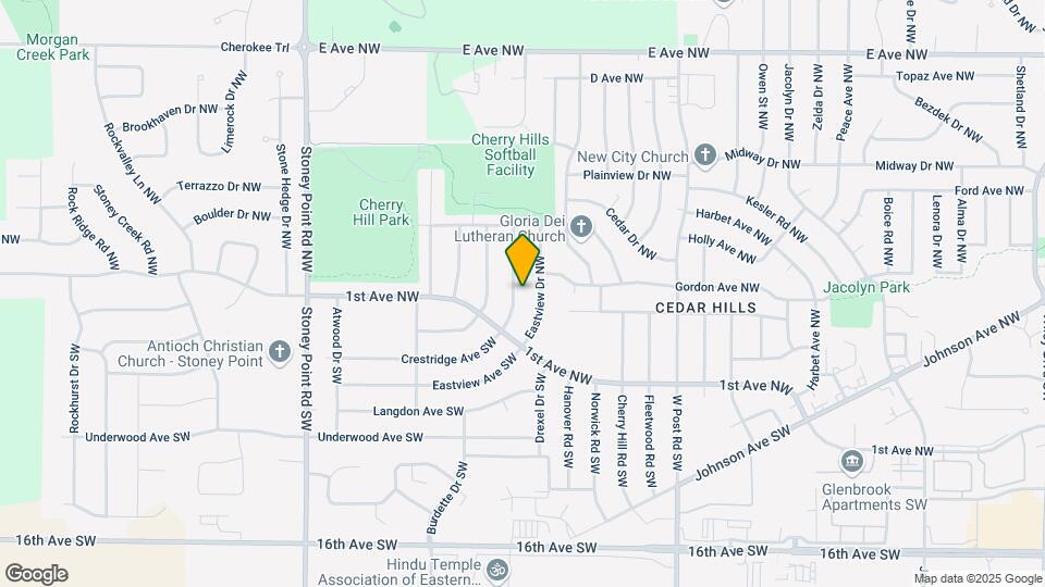 143 Crestridge Dr NW Map and Location Details