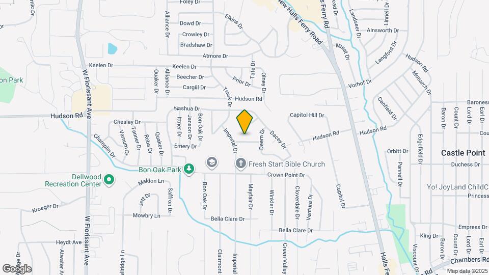 1915 Green Valley Dr Map and Location Details