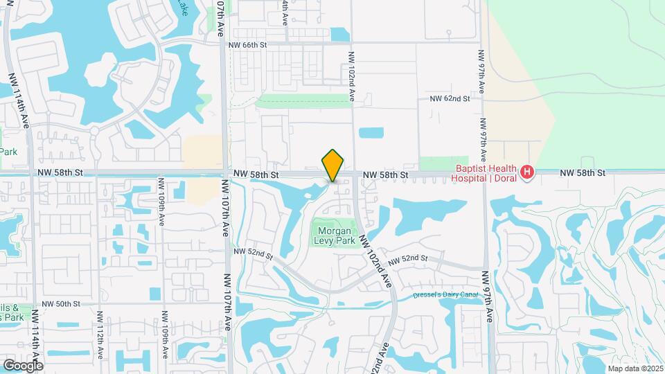 10246 NW 57th Terrace Map and Location Details