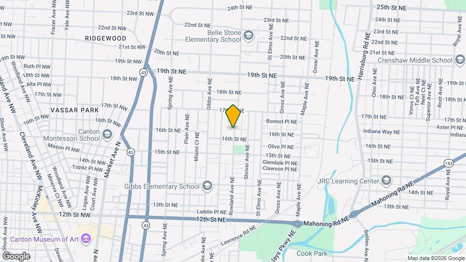 1615 Rowland Ave NE Map and Location Details