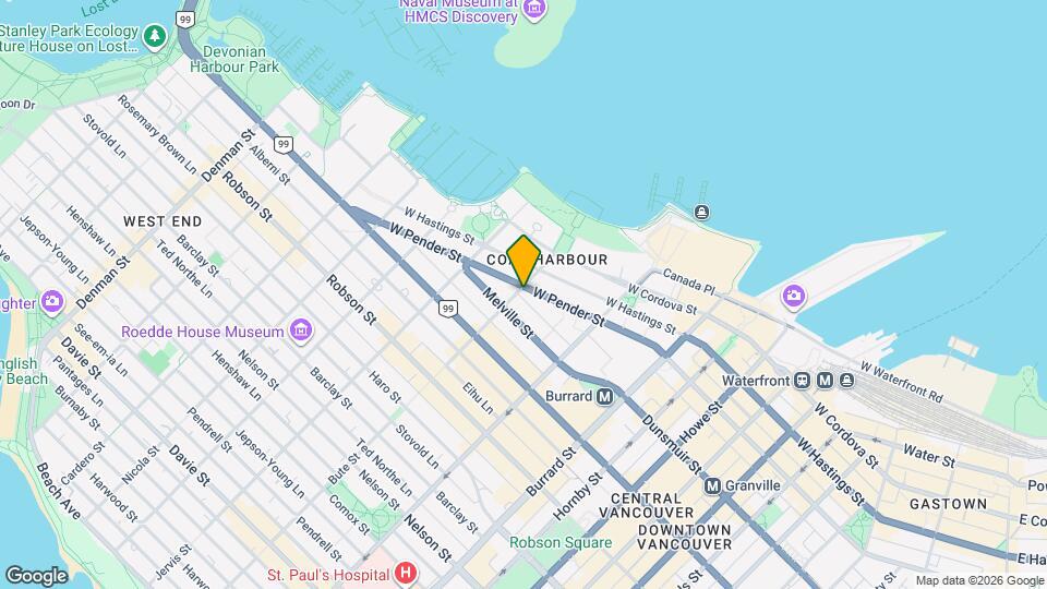 550 Bute St, Unit SI ID1391352P Map and Location Details