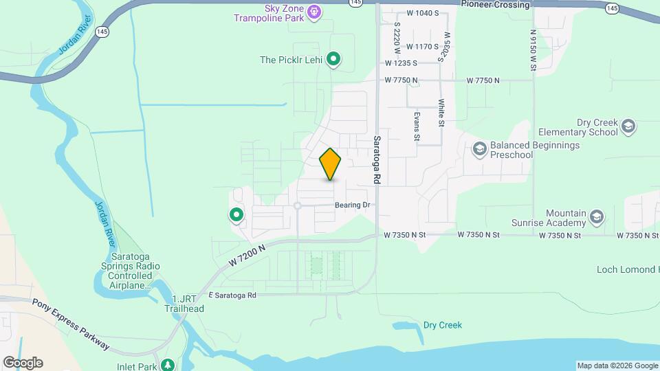 1116 E Waterway Ln Map and Location Details