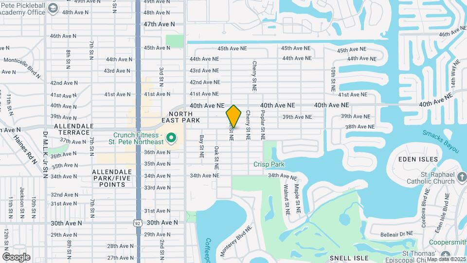 400 38th Ave NE Map and Location Details