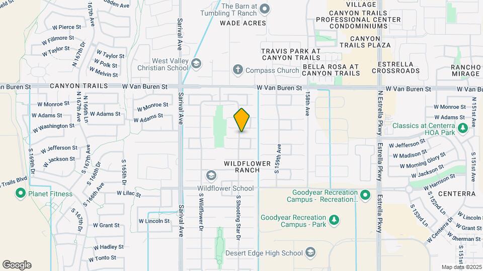 16084 W Mesquite Dr Mapa y Detalles de la Ubicación