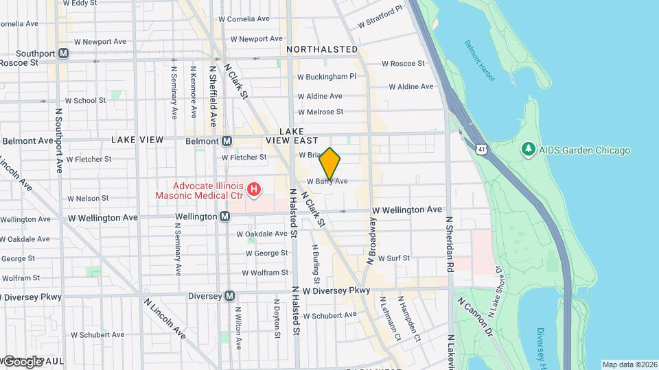 665 W Barry Ave Map and Location Details