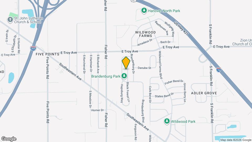 3138 Black Forest Ln Mapa y Detalles de la Ubicación