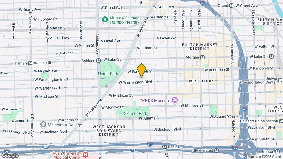 218 N Ada St Map and Location Details