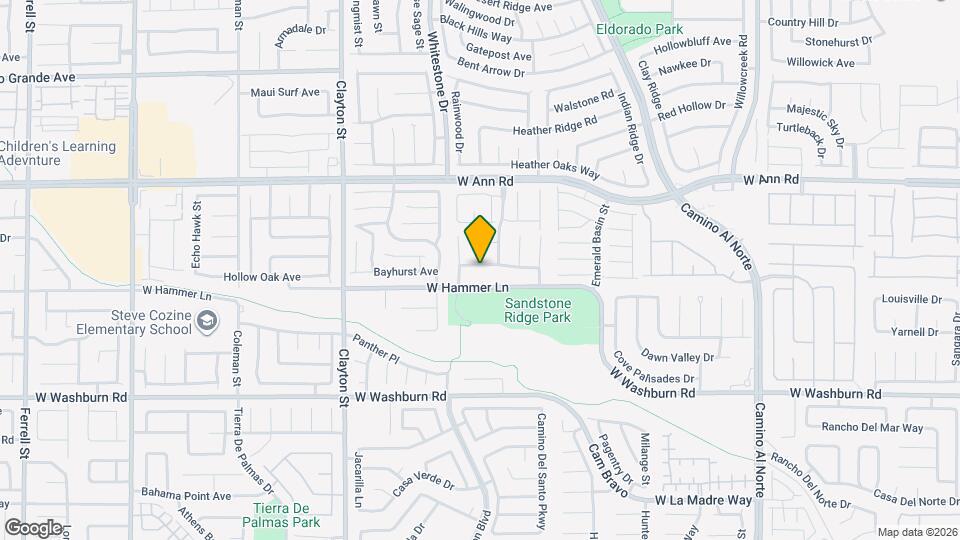 1703 Paradise Reef Ave Map and Location Details