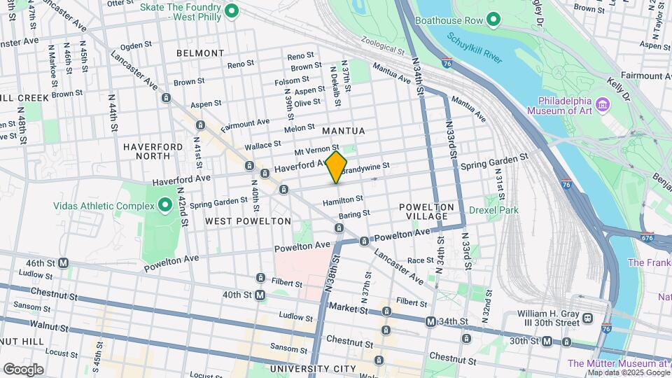 3800 Spring Garden St Map and Location Details