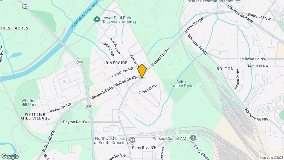 2443 Sycamore Rd NW Map and Location Details