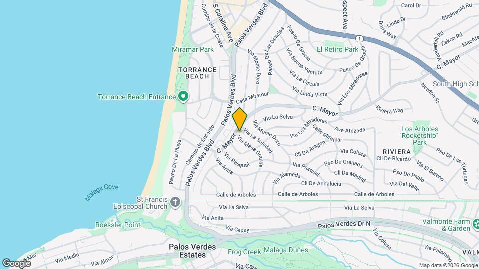 108 Vía Mesa Grande Map and Location Details