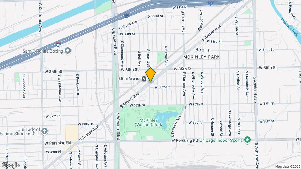 3575 S Archer Ave Map and Location Details