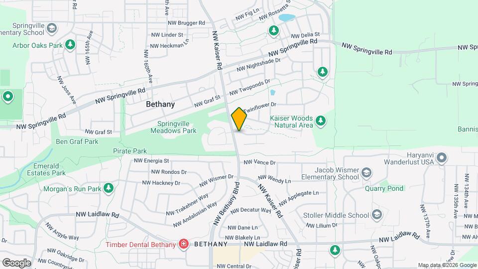 5922 NW Snowlily Dr Map and Location Details