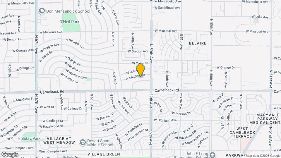 5932 W Pasadena Ave Map and Location Details