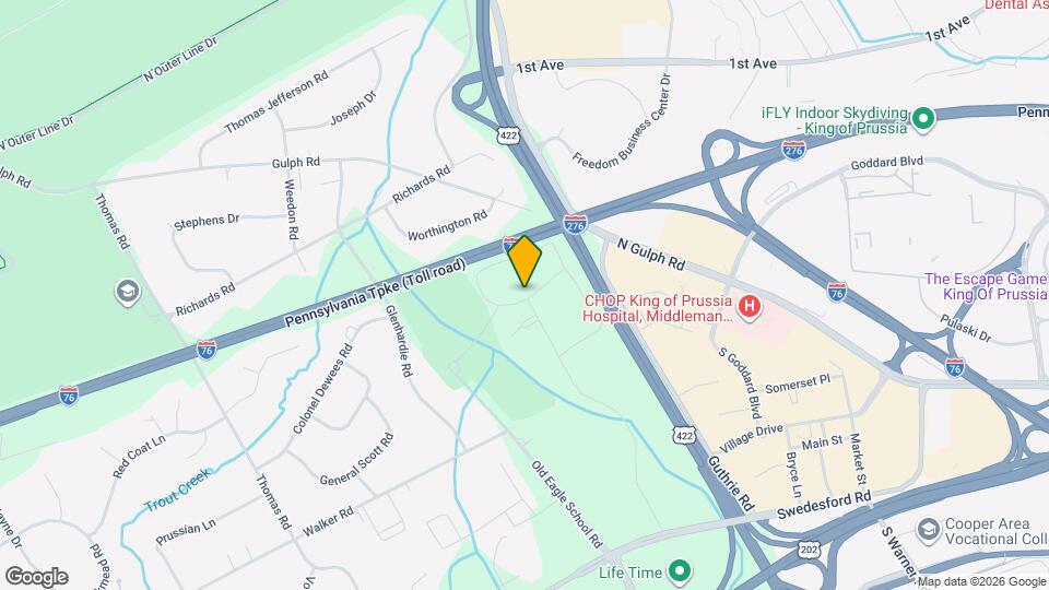 419 Drummers Ln Map and Location Details