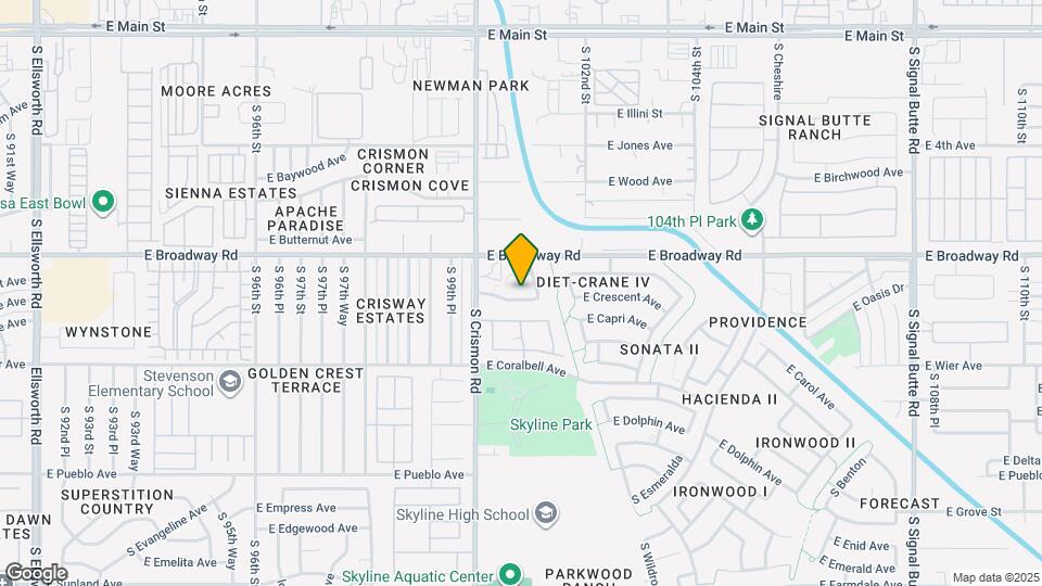 10054 E Crescent Ave Map and Location Details