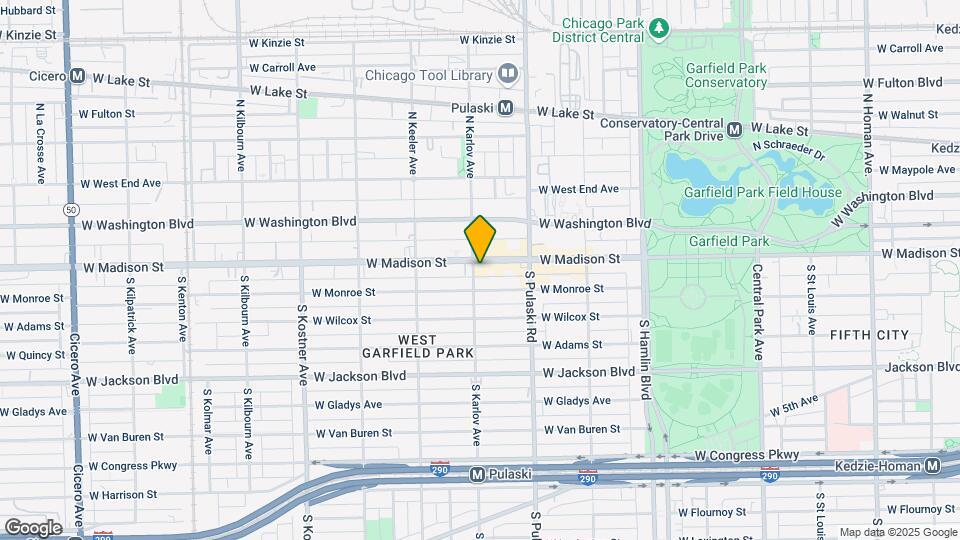 4055 W Madison St Map and Location Details