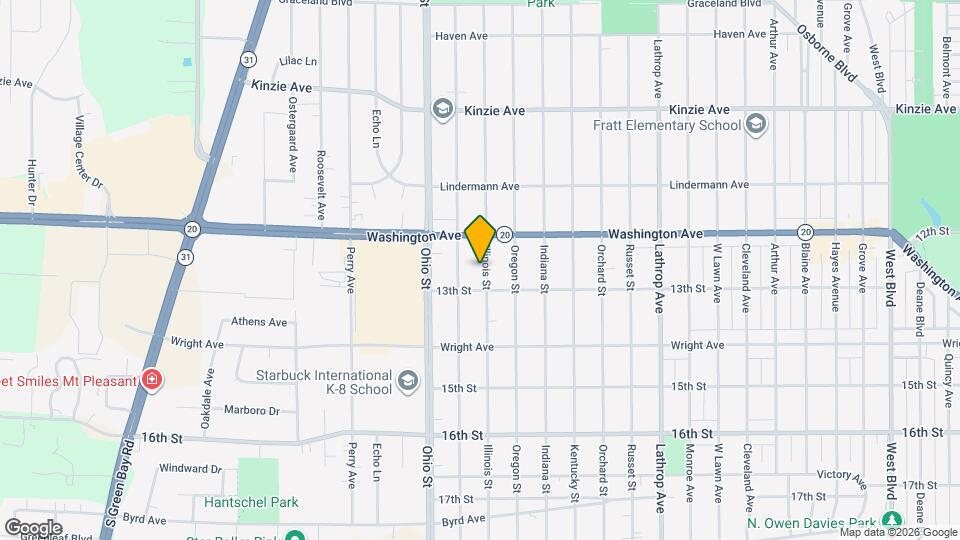 1234 Illinois St Map and Location Details