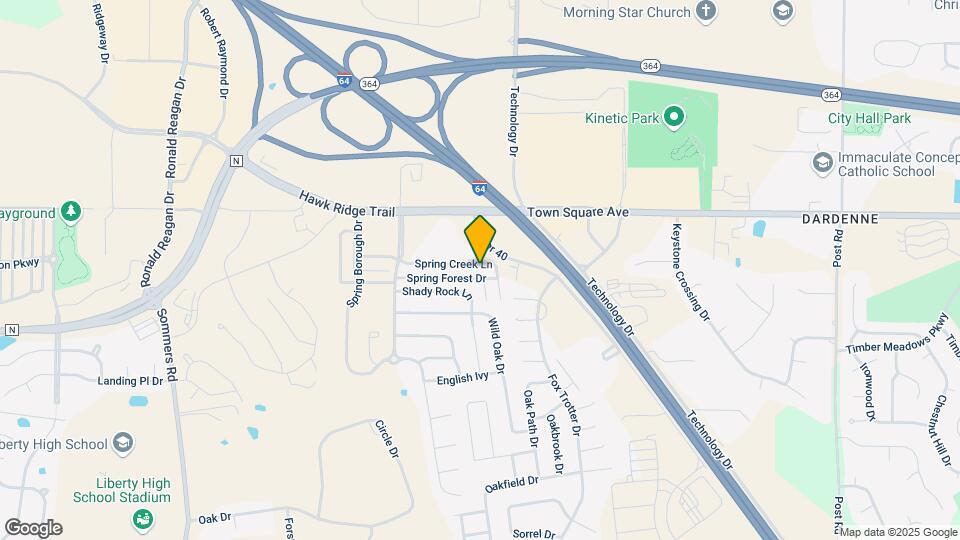 11201 Spring Creek Ln Map and Location Details