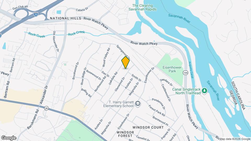 1215 Glenwood Dr Map and Location Details