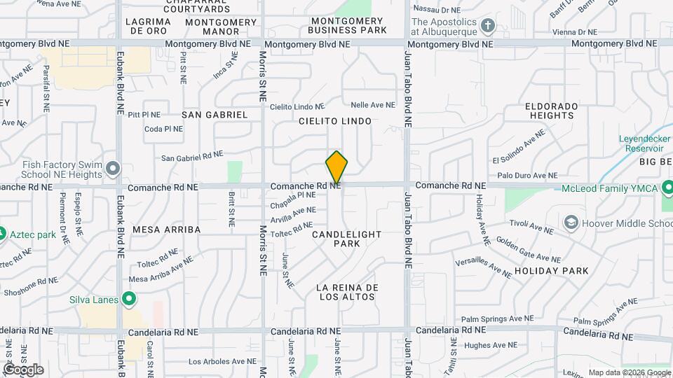 3621 Candlelight Dr NE Map and Location Details