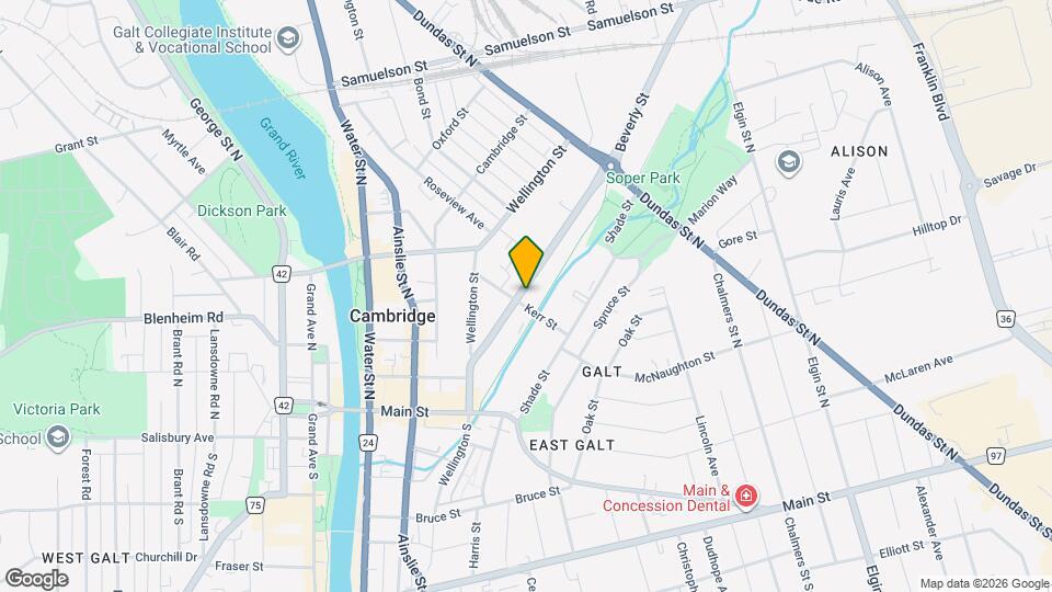 61-63 Beverly St Map and Location Details