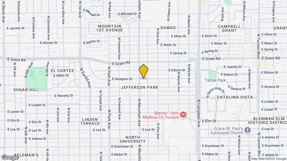 1320 E Hampton St Map and Location Details
